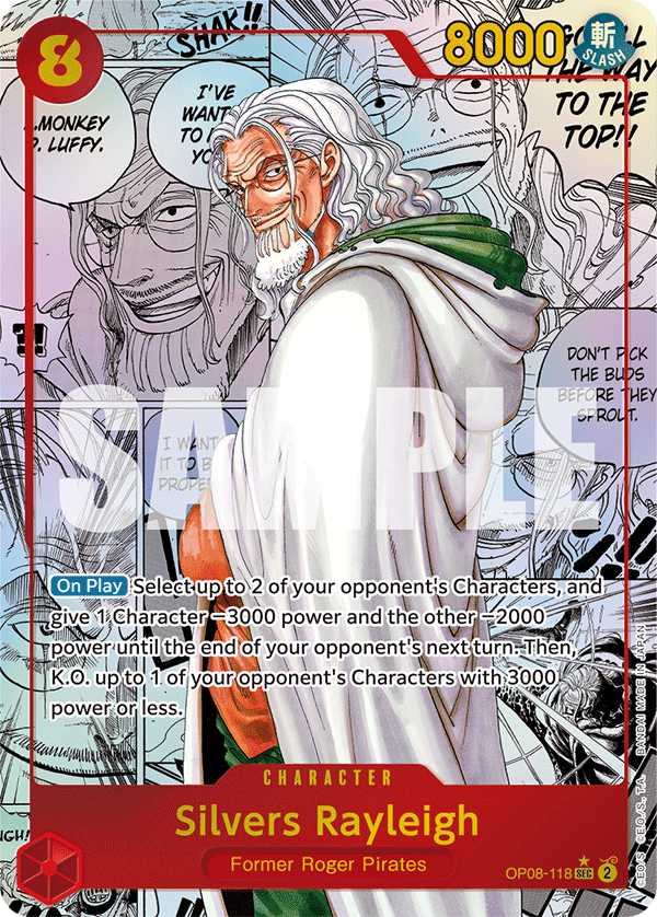 Silvers Rayleigh (Parallel) (Manga) OP08-118