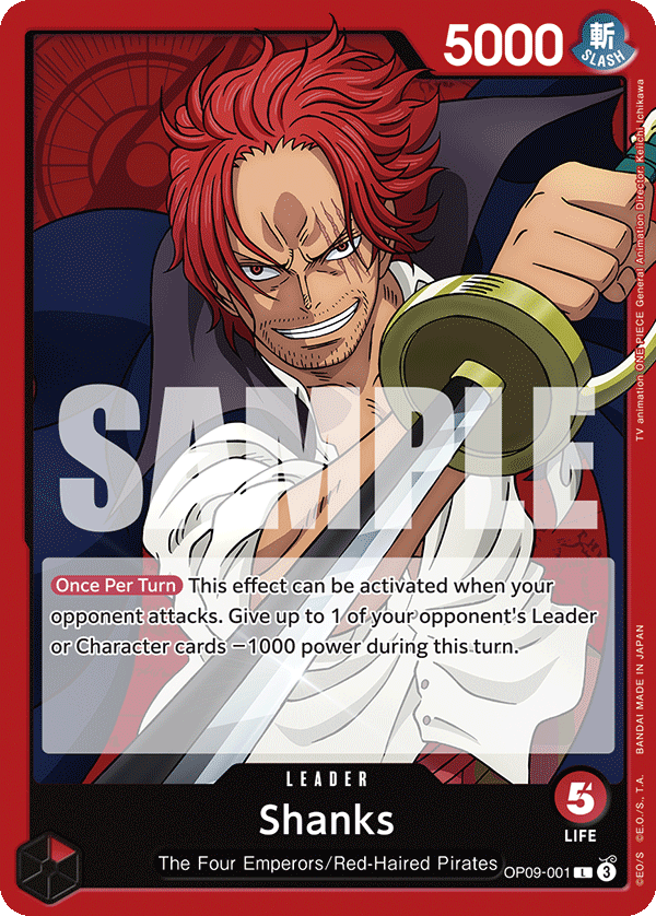 Shanks (001) OP09-001