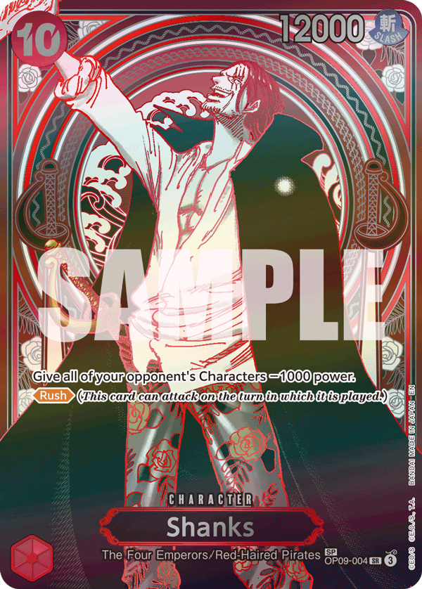 Shanks - OP09-004 (SP) (Silver) OP09-004
