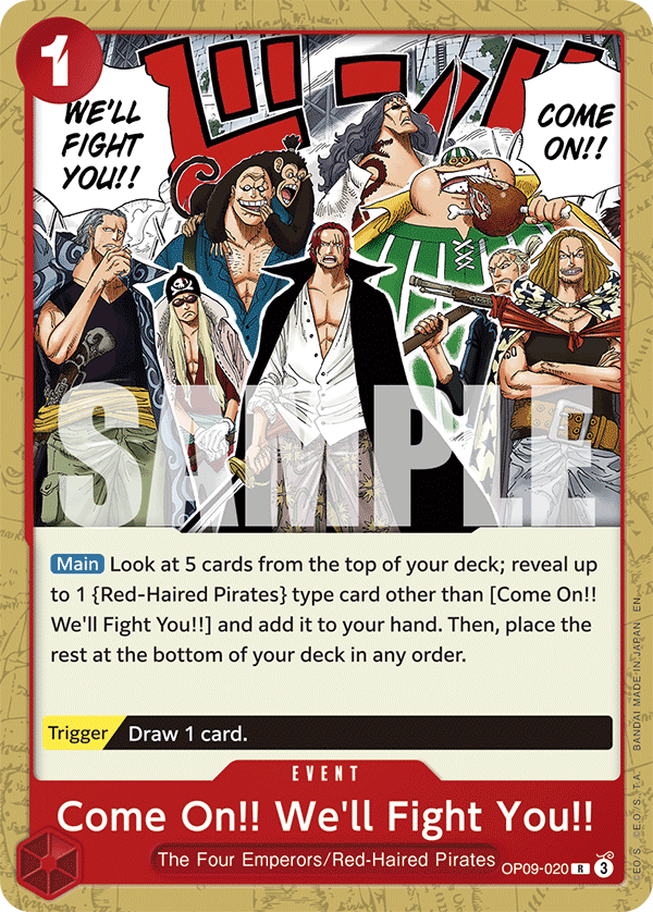Come On!! We'll Fight You!! (Reprint) OP09-020