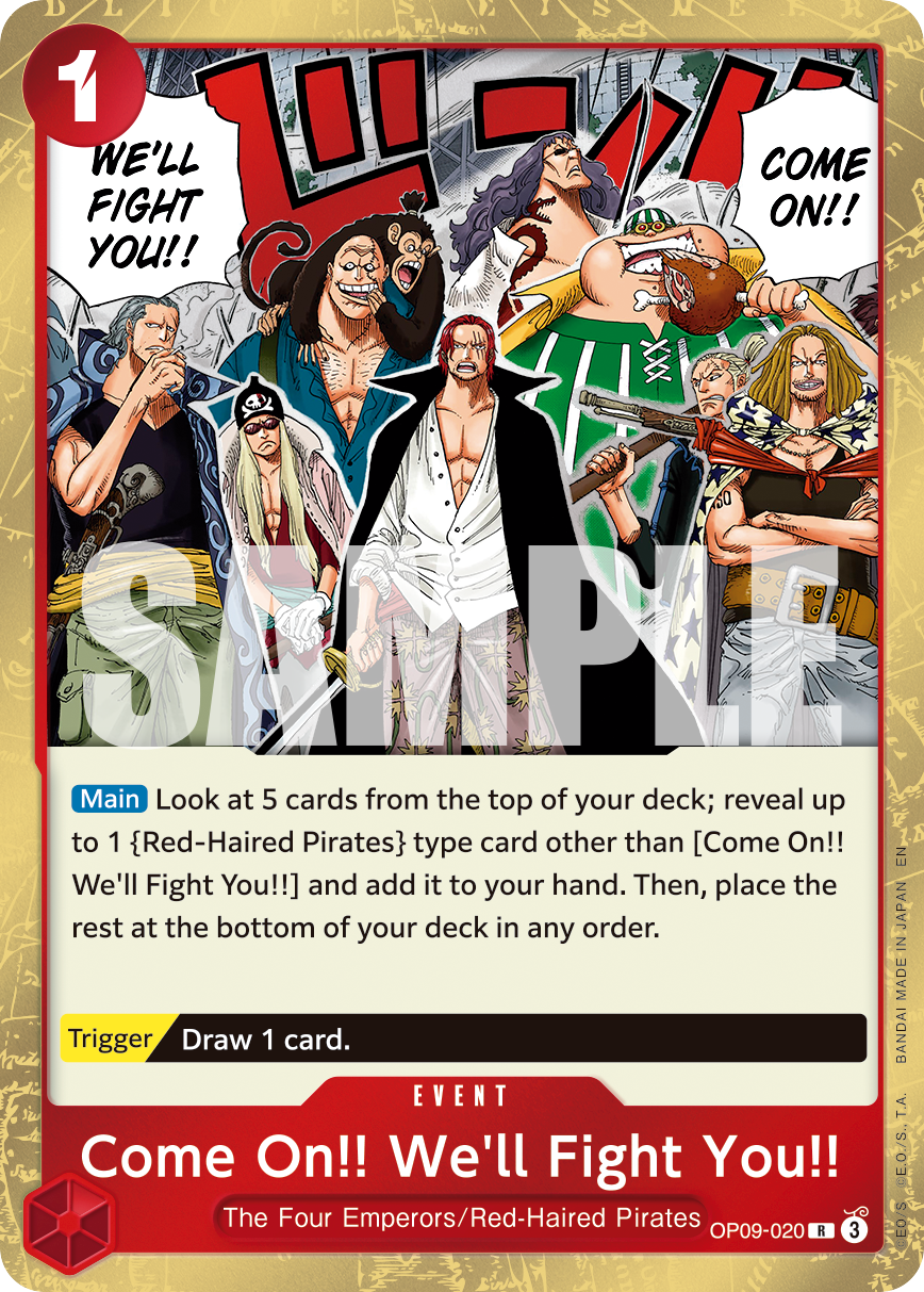 Come On!! We'll Fight You!! (Manga) OP09-020