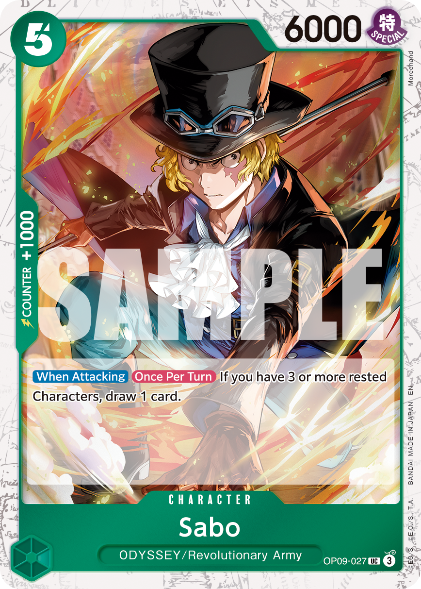 Sabo - OP09-027 (Pirate Foil) OP09-027