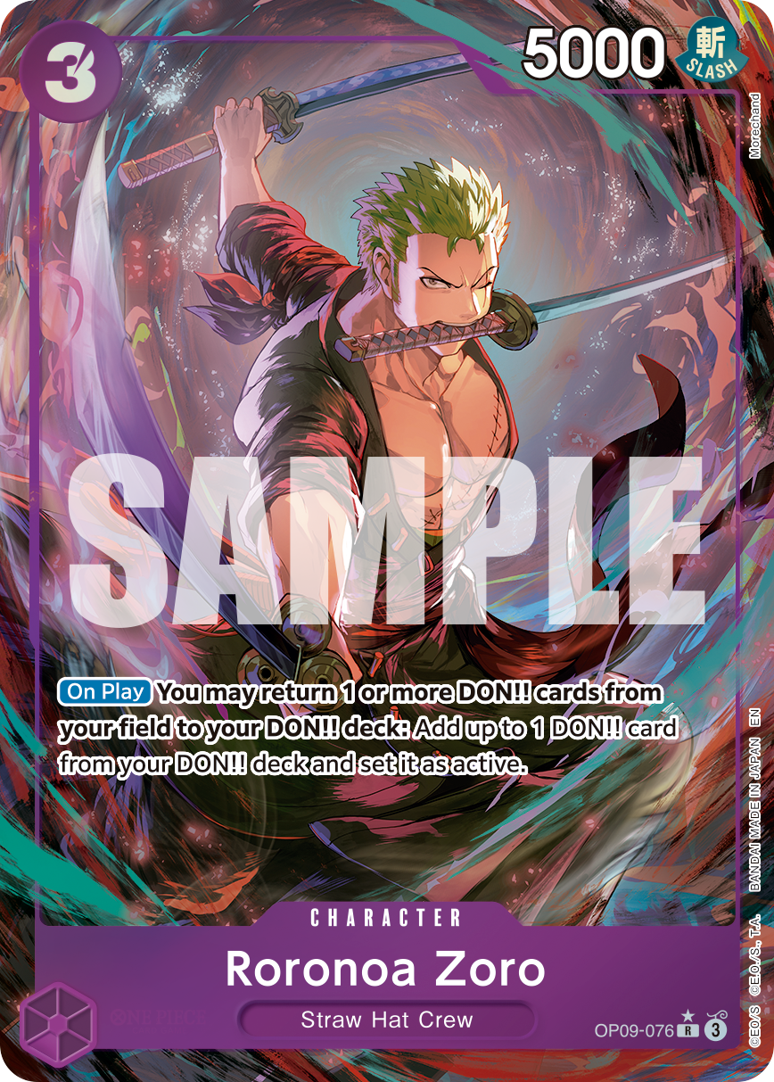 Roronoa Zoro - OP09-076 (Alternate Art) OP09-076