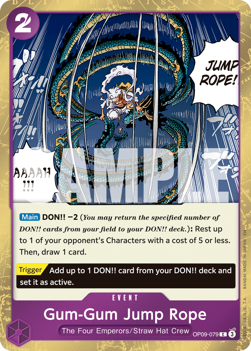Gum-Gum Jump Rope (Pirate Foil) OP09-079