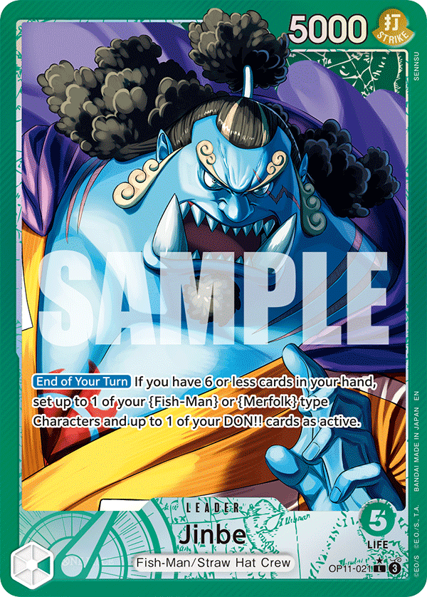 Jinbe (021) (Alternate Art) OP11-021
