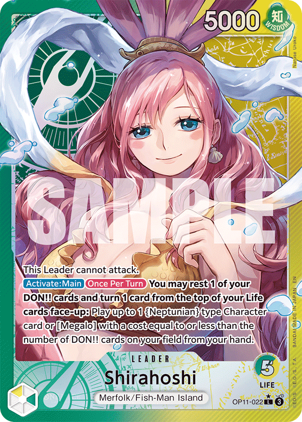 Shirahoshi (022) (Alternate Art) OP11-022