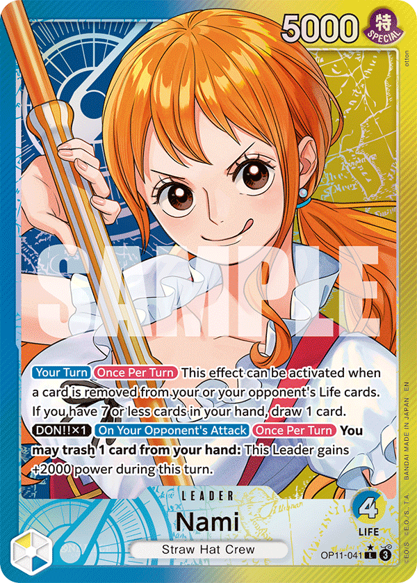 Nami (041) (Alternate Art) OP11-041