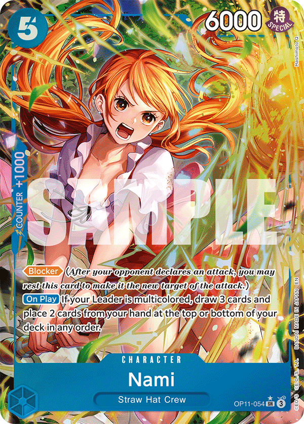 Nami (054) (Alternate Art) OP11-054