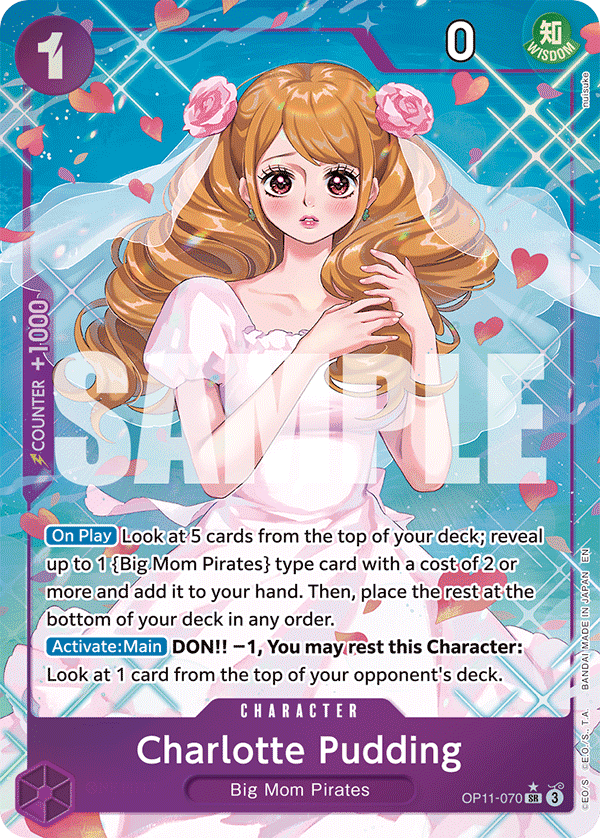 Charlotte Pudding (Alternate Art) OP11-070