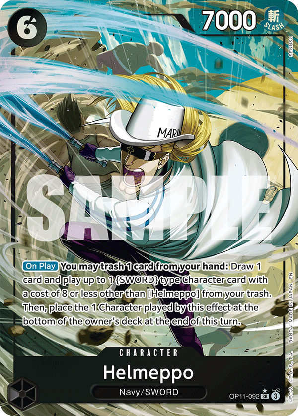 Helmeppo (Alternate Art) OP11-092