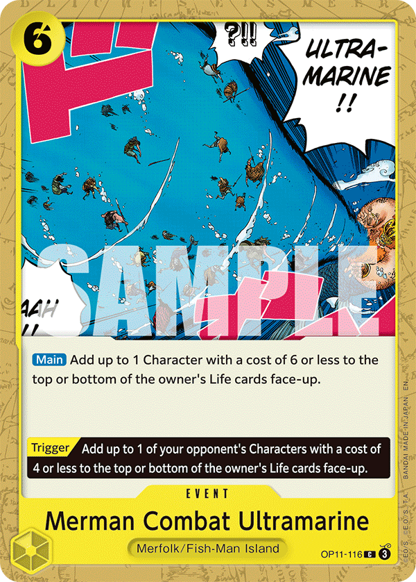 Merman Combat Ultramarine OP11-116