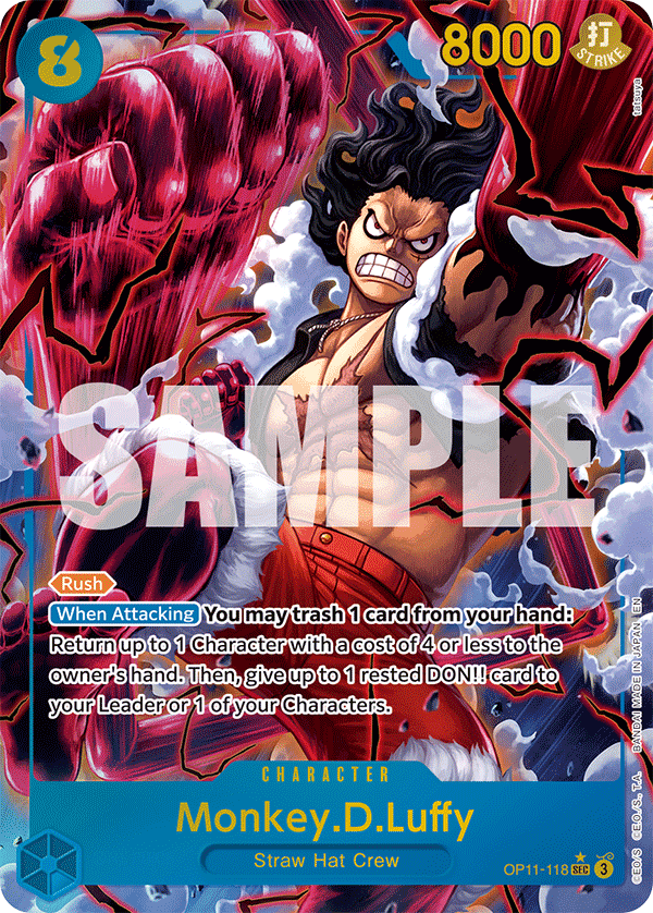 Monkey.D.Luffy (118) (Alternate Art) OP11-118