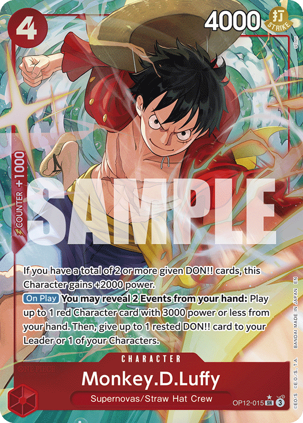 Monkey.D.Luffy (Alternate Art) OP12-015