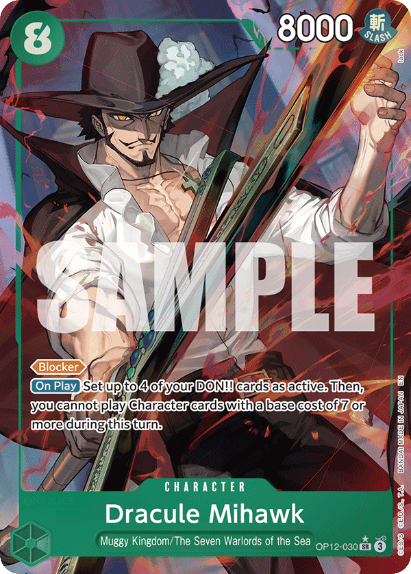 Dracule Mihawk (Alternate Art) OP12-030