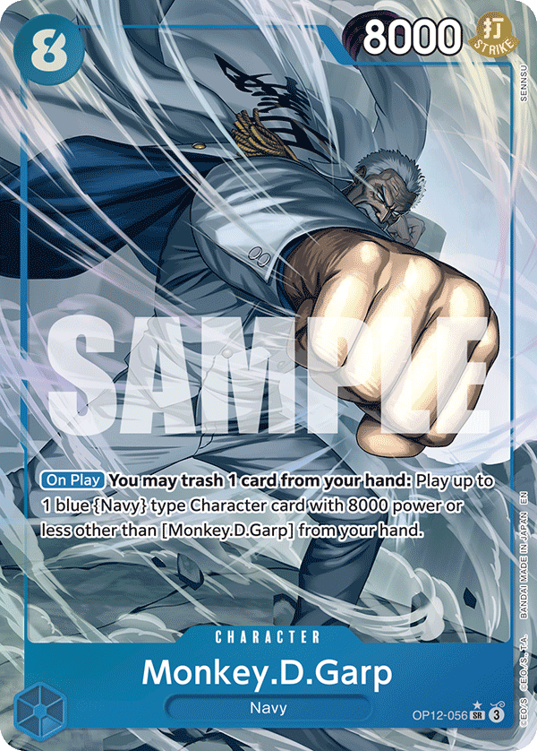 Monkey.D.Garp (Alternate Art) OP12-056