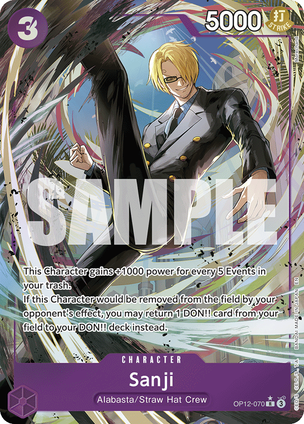 Sanji (070) (Alternate Art) OP12-070