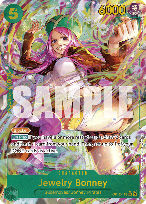 Jewelry Bonney (118) (Alternate Art) OP12-118