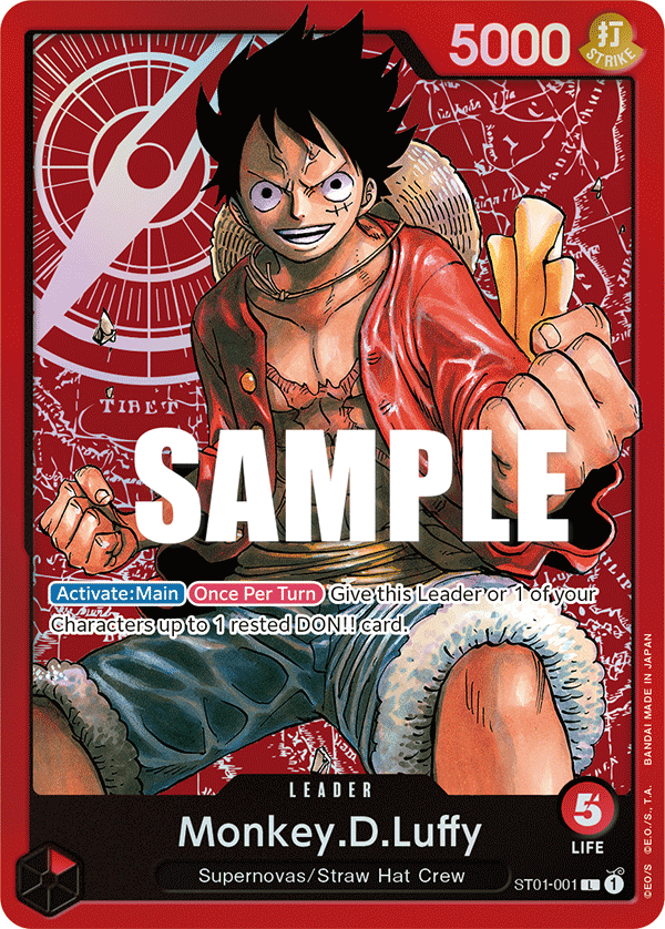 Monkey.D.Luffy (001) ST01-001