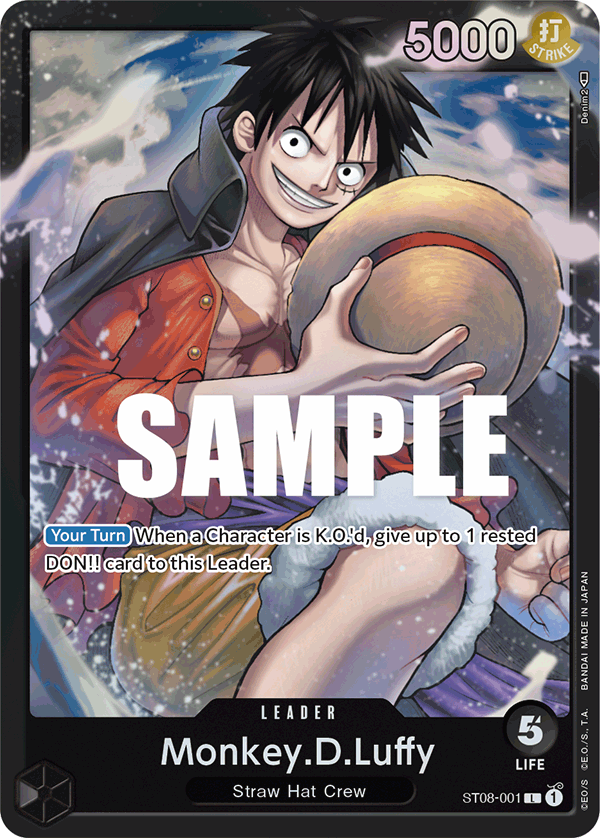 Monkey.D.Luffy (001) ST08-001