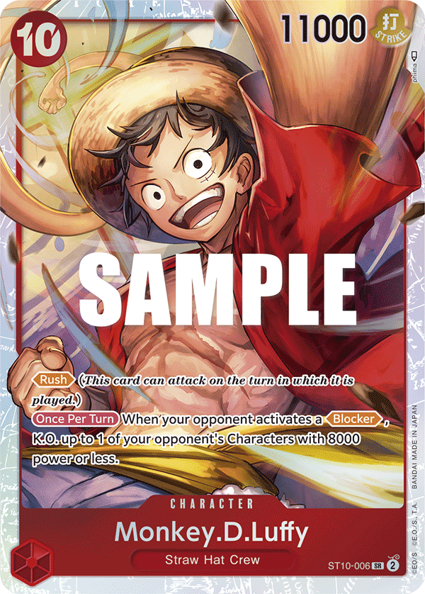 Monkey.D.Luffy (006) ST10-006