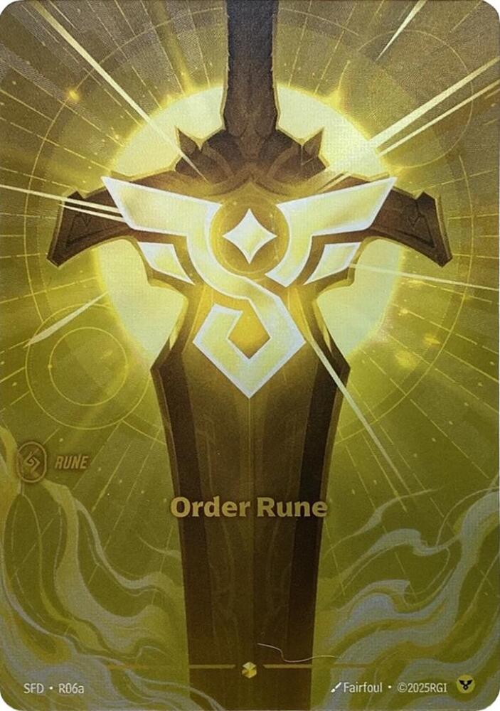 Order Rune (Alternate Art)