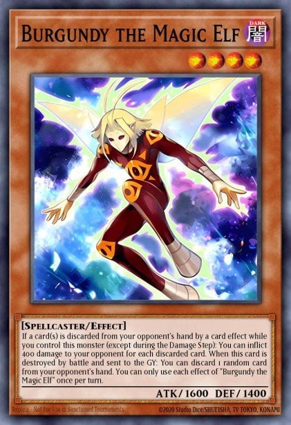 Burgundy the Magic Elf